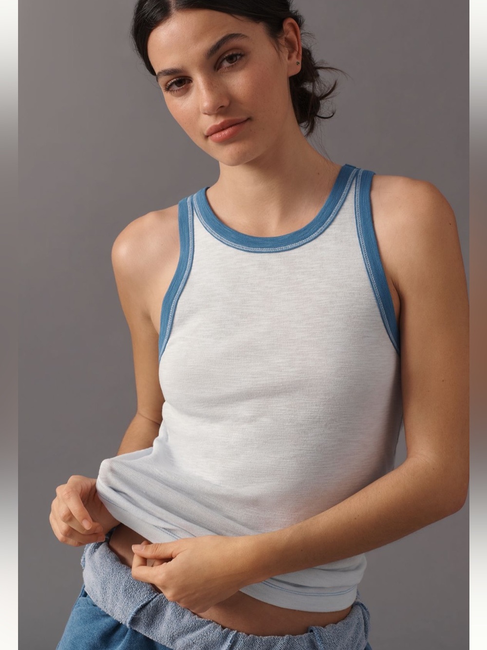 NWT Anthropologie Pilcro Austin racer back tank